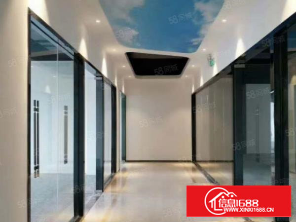 西乡新出110平精装修办公室，地铁口边，交通方便采光好！