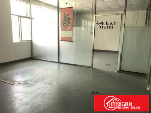 横岗大康沙荷路边带装修厂房出租单层好停车480平带玻璃隔间