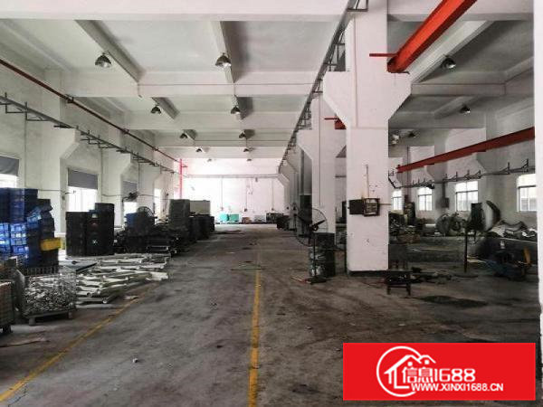 大岭山杨屋工业区一楼1600平方带有10吨现成行车