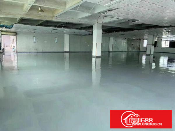 锦厦全新地坪漆厂房楼上1100平方招租，三组主线到位
