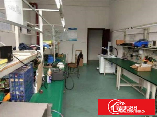 福永荔园路3楼350方厂房出租，形象好，带地坪漆！