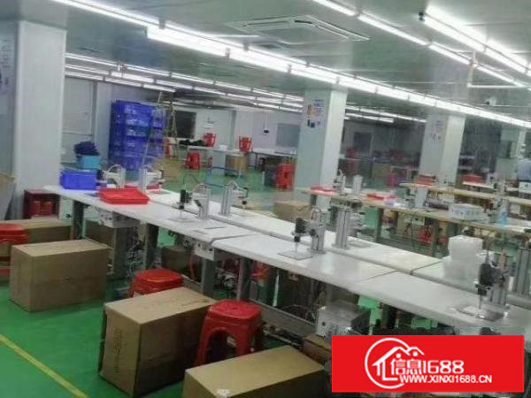 坪地新出楼上带装修标准1800平厂房无尘车间