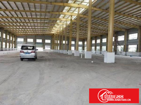 常平塑胶城附近滴水9米高单一层钢结构厂房出租一栋1200