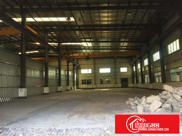 独门独户钢构厂房1500平方！滴水8米！现成行车！