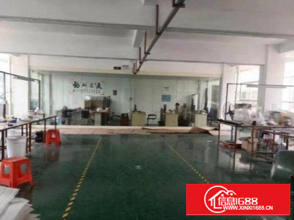 上元空出500平方二楼标准厂房招租，精装修办公室地坪漆