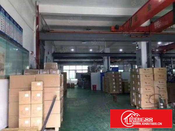 沙井重工业独院4850平厂房出租，有消防喷淋，行车，牛角。。