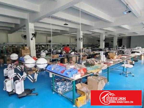 沙井万丰整层1560平精装厂房出租