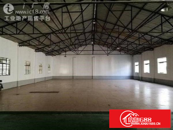 横沥镇河畔花园有260平方砖墙到顶铁皮房招租