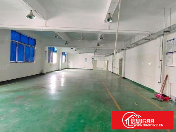 实拍沙井沙头楼上整层1200平精装修厂房出租