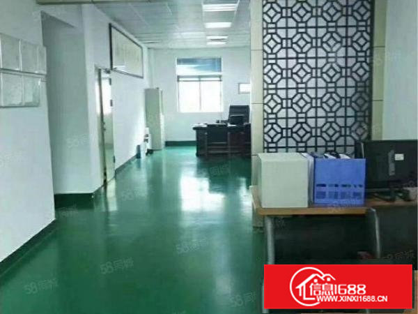 凤岗金凤凰工业区标准2楼1000平方！全层地坪漆办公室装修