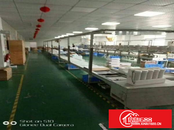 龙岗坪地1200平楼上带装修地坪漆无尘车间厂房出租