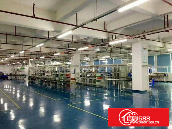 。电子线材。塘厦科苑城2000平米豪装标准楼上厂房带喷淋。。