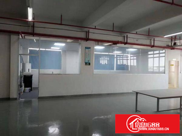 松岗宝安大道边二楼860平方带装修厂房出租