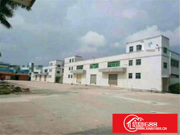 坪地独院独栋钢构厂房出租1550平，水电齐全，带装修办公室