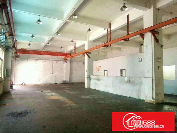 清溪铁松新出1楼600平标准厂房，有行车，水电齐