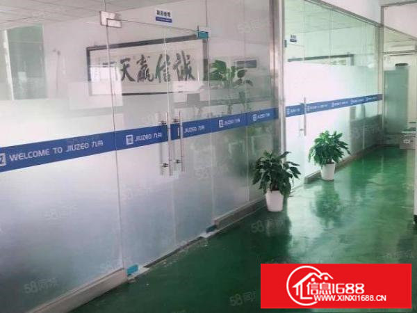 华南城附，820平方现成水电办公室装修厂房出租