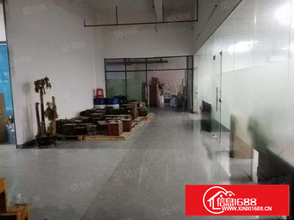 长安沿江高速附近楼上750平方豪华装修现成注塑车间厂房出租