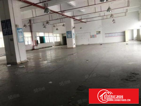 石岩塘头科技园新出楼上整层带装修2505平方厂房出租，带喷淋