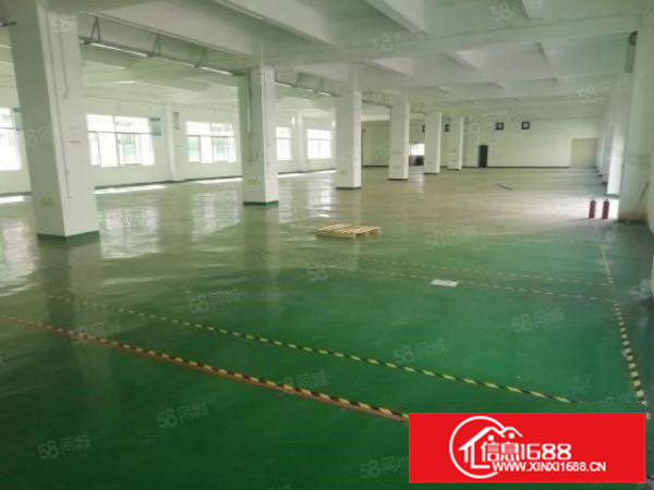 龙岗坪地新出原房东一楼1500平标准厂房出租有红本全新地坪漆