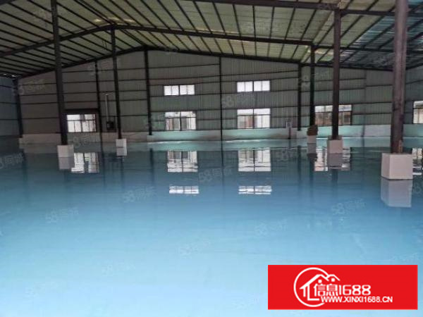 石美全新单一层滴水7米1600平方，全新地坪漆水电