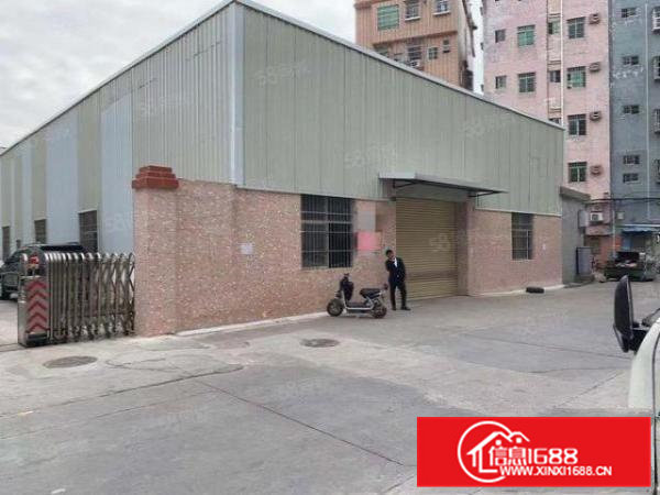 寮步莞樟路旁石龙坑原房东独院单一层钢构650平厂房仓库出租