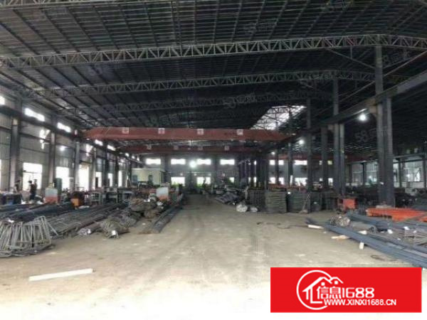 单一层钢构厂房2000平出租可办环评，空地大