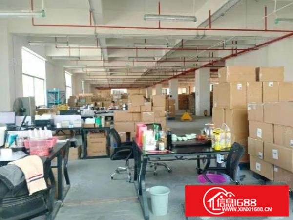 靠主干道旁凤岗三联楼上厂房仓库出租2200平可办环评