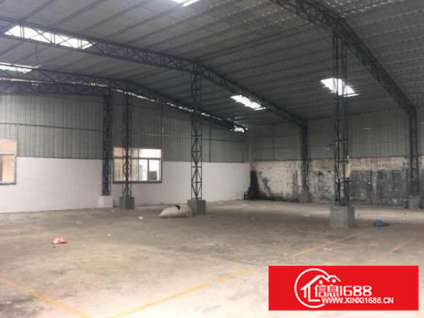 【。清溪镇500平方单一层钢构厂房，有隔热水电，挨主干道。】