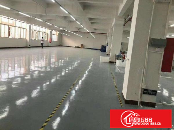 工业园刚退出新装修好三楼厂房面积1500平方米