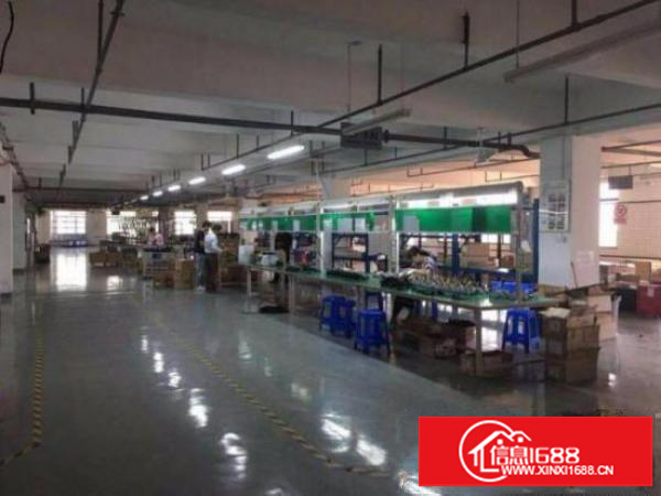 横岗四联独院二楼带装修1200平米厂房出租