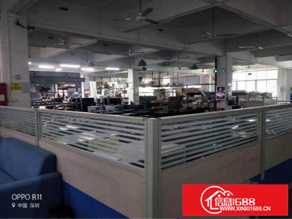 龙岗南联地铁口楼上红本厂房580平方米出租