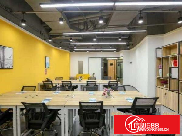 龙华电商入驻10一200平办公室合租送网络家私全包