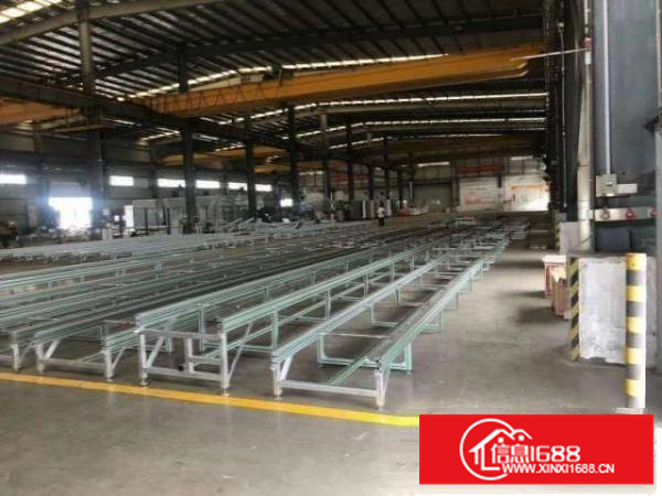 单一层厂房滴水十米，牛角位八米带六部20吨行车