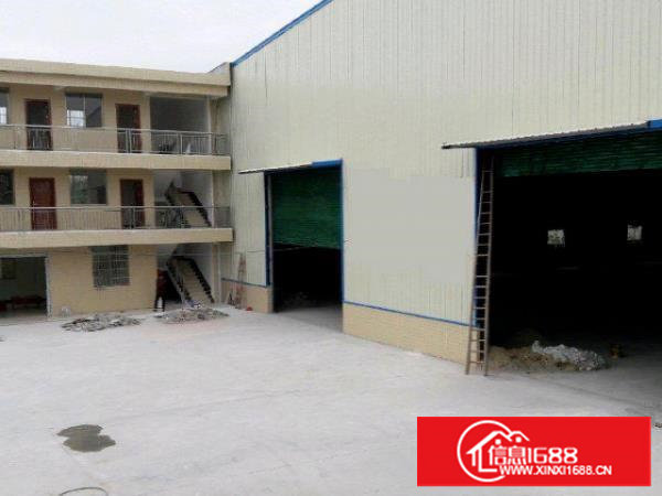 涌头原房东单层钢结构小独院1600平厂房出租滴水8米