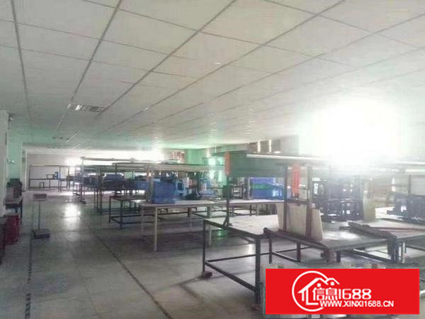 出租龙岗区横岗沙荷路3楼880平米带装修厂房