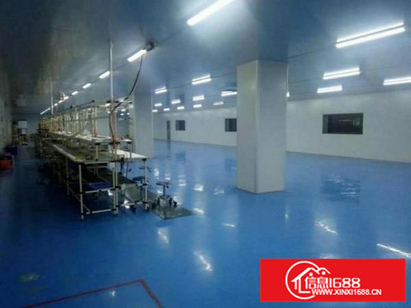 横岗楼上1200平2000平精装修无尘车间厂房出租