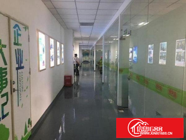 横岗四联楼上整层1050平米豪华装修厂房出租，价格便宜