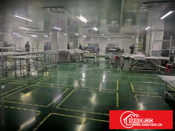 深圳坪山大工业区二楼带装修1000厂房出租