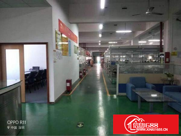 龙岗南联地铁口楼上红本厂房580平方米出租