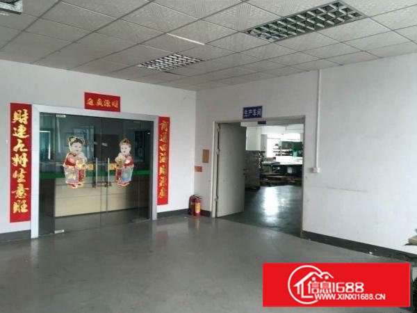 138工业区1000平方带前台和办公室标准3楼厂房，临林村