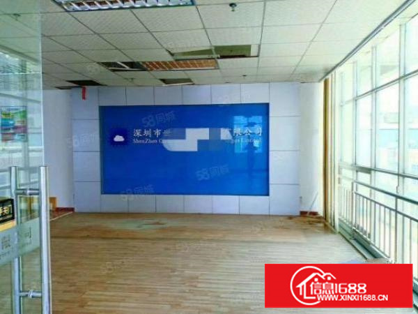 松岗宝安大道地铁口边楼上1000平方精装修厂房出租分租