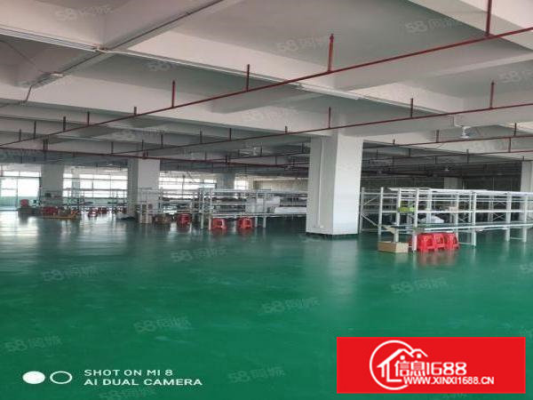 虎门新空楼上2000平现成水电办公室精装修厂房出租