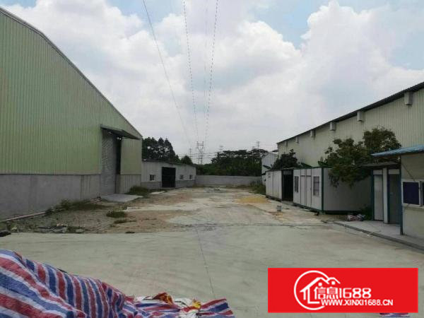 高埗镇单一层独院厂房出租，滴水八米，空地2000平
