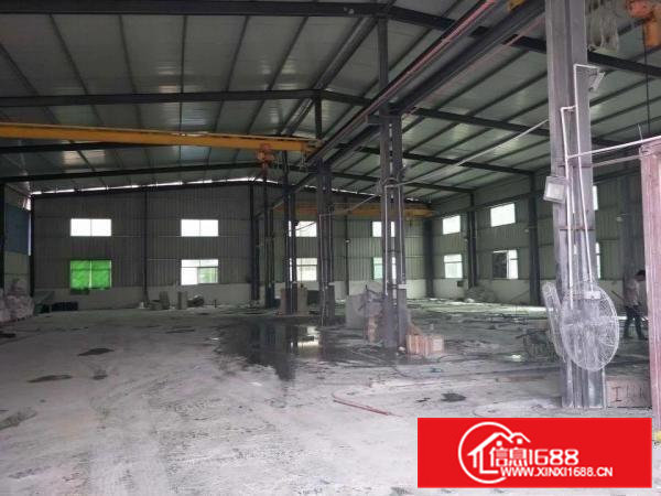 桥头镇工业新出原房东钢构厂房单一层1600平方出租