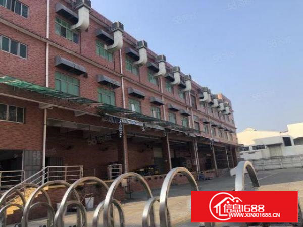 塘厦靠深圳新出村委楼上4500平厂房仓库出租,带装修地坪漆