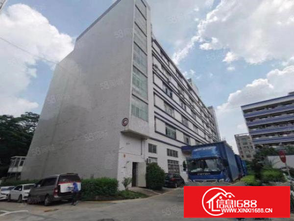 观澜库坑梅观高速口原房东楼上1600平标准厂房，园区形象佳