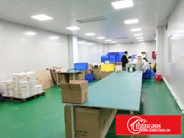 石岩塘头工业园新出楼上900平精装修免转让费厂房出租