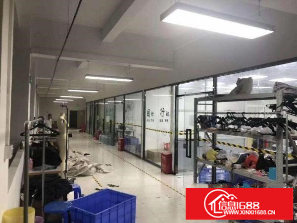 龙岗区横岗四联横空出世精装修服装厂带低价出租不需要转让费