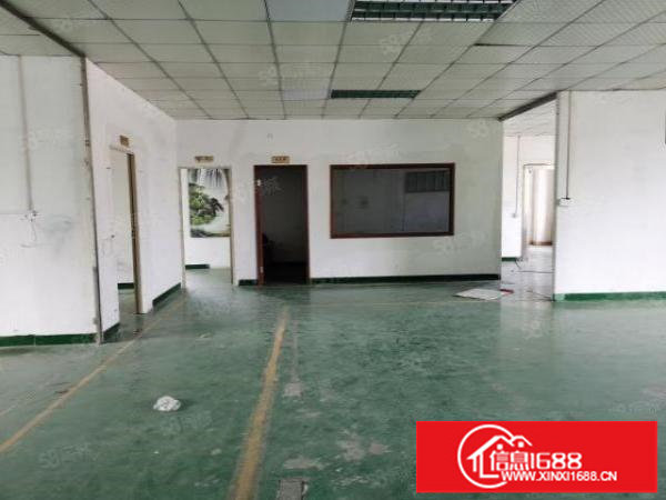 龙华区观澜靠近龙观快线附近楼上带办公室装修标准厂房招租。