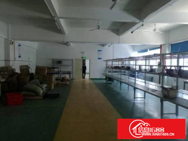 龙岗南联楼上整层2100平带装修厂房出租